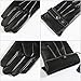 Best Winter Mens Leather Gloves Made of Australia Lambskin Drive/work/motorcycle Riding/cycling（LESS THAN $27.88 ARE FAKE, PLEASE FOUCS ON GENUINE KWESOR GLOVES）