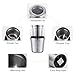 CHULUX Electric Spices and Coffee Grinder with 2.5 Ounce Two Detachable Cups for Wet/Dry Food,Powerful Stainless Steel Blades and Cleaning Brush