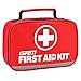First Aid Kit (130 Pieces), GRM FDA Approved Compact Emergency Survival Kit with Waterproof Bag for Home, School, Office, Car, Travel, Sports, Hiking