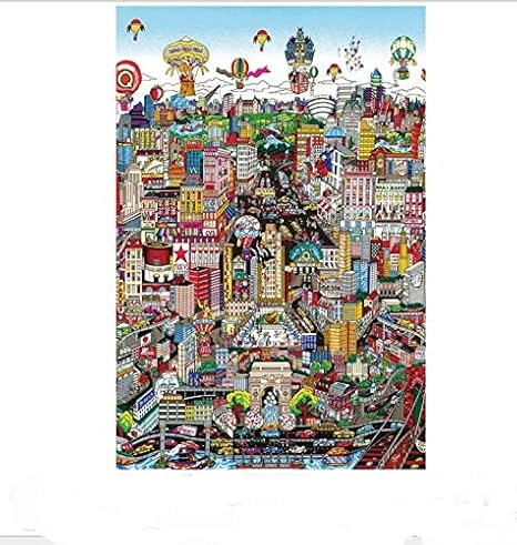 Amazon 大人用ゲーム アートパズル ベストパズル 1000ピースパズル カラフルな世界パズル Keeson 大人 子供用 19 69 X 29 53 インチ ジグソーパズル おもちゃ