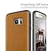 Galaxy S7 Edge Case, OBLIQ [Flex Pro][Brown] Premium PU Leather Slim Fit Form Fitting Heavy Duty Protective Cover for Galaxy S7 Edge(2016)