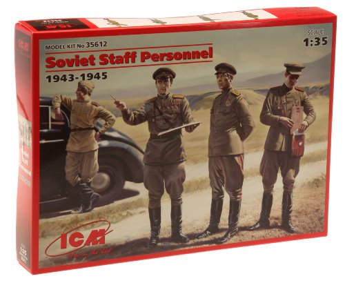ICM Models Soviet Staff Personnel 1943-1945 Building Kit