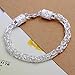 CY-Buity Korean Style 925 Sliver Plated Dragon Buckle Mesh Bracelet