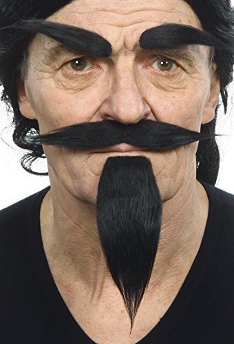 Hairy Russian beard, mustache and eyebrows
