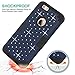 6S Plus Case, iPhone 6 Plus Case, iPhone 6S Plus Case, Speedup Diamond Studded Crystal Rhinestone 3 in 1 Bling Hybrid Shockproof Cover Silicone and Hard PC Case For iPhone 6/6S Plus (Navy Black)
