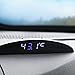 FOLCONROAD Ultra-Thin Car Onboard Electronic Clock Voltmeter Voltage Meter Thermometer Temperature Meter