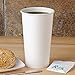 COMFY PACKAGE 16 oz. White Paper Hot Cups [50 PACK]