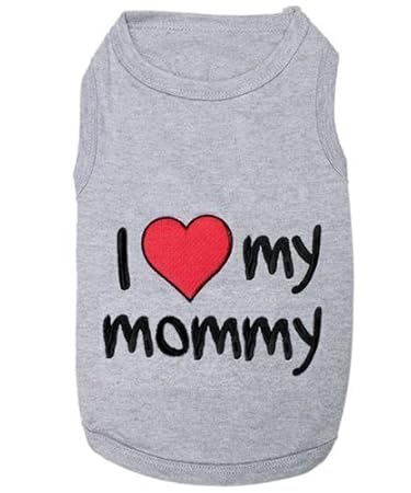 Nalmatoionme Yorkshire Terrier Baumwoll-T-Shirt Weste für Mops Beagle mittlere Hunde Kleidung Zubehör