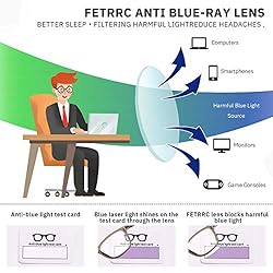 Fetrrc Reading Glasses Blue Light