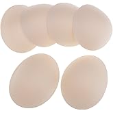 DYNWAVE 3 Pairs Women Oval Bra Pad Inserts Sponge for Swimsuits Bathing Suit Beige