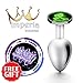 Steel Color Adult only Sex Toys Attractive Butt Plug Anal Jewelry Small (Baby Pink)