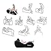 Love MAX Portable Inflatable Sofa PVC + Rubber + Nylon Magic Aid Position for Deeper Position Support PVC Flocking Bed for Couples Travel Exercise Bed Skillsthumb 4