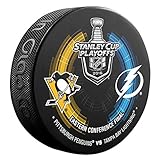 2016 EASTERN CONFERENCE FINAL PUCK NHL PITTSBURGH PENGUINS TAMPA BAY LIGHTNING