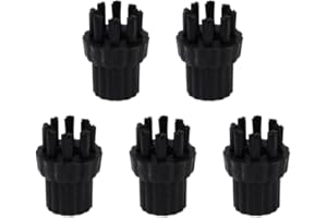 BlesConi Steam Cleaner Nylon Brush Head Replacement for Steam Mop X5 - Mop Accessories（5pcs）