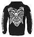 Harley-Davidson Men's Lightning Crest Full-Zippered Hooded Sweatshirt, Black