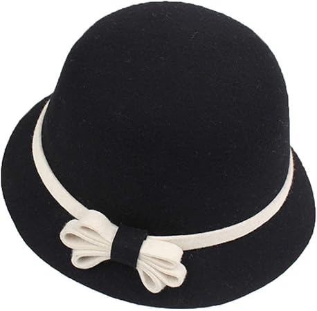 ladies black felt hat uk
