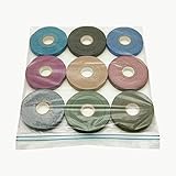 JVCC Spike-Pack Spike Tape Multi-Pack: 1/2 in. x 60 ft. (Black,Burgundy,Dark Blue & Green,Electric Blue,Olive Drab,Purple,Tan,Teal) [9 Rolls/Pack]