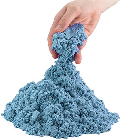 Motion Sand Play Sand for Kids by Toydaloo, 2 lb. Refill Package (Blue)