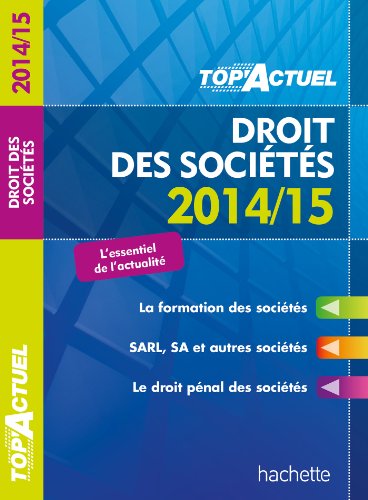 Droit des sociétés, 2014-15