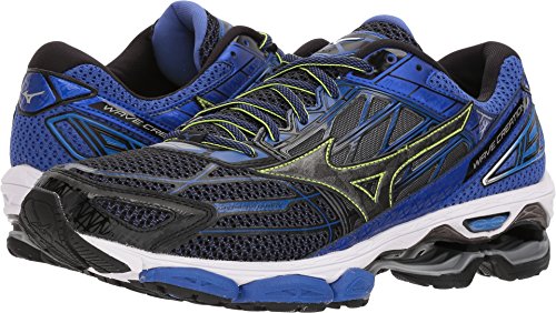 Mizuno Men's Wave Creation 19 Running Shoes, Black, 8 D US