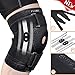 Hinged Knee Brace with 4 Straps & 4 Springs, Adjustable Open Patella Support for Arthritis, ACL, LCL, MCL, Sports Exercise, Meniscus Tear,Compression Knee Braces Non-Slip Fit for Running,Women,Men