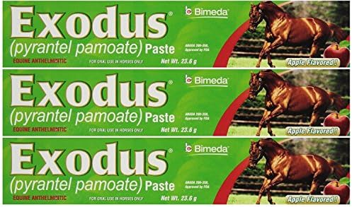 BIMEDA PYRANTEL Paste Horse 23.6 Gram WORMER Exodus PAMOATE STRONGID