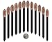 Herb Stakes 06in 12/Set Metalgraph Acrylic Oval Top Brushed Copper