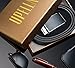 Men's Genuine Leather Belt- Ratchet Black Dress Belt for Men with Automatic Buckle. (Up to Size 46, Black With Buckle #03)