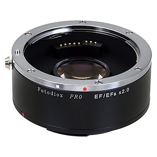 Fotodiox Pro Autofocus 2X Teleconverter Compatible with Canon EOS EF Full Frame Lenses and EF/EFs Cameras