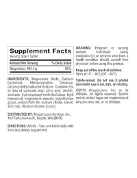 solimo magnesio 400 mg, 120 tabletas