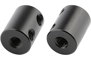 15mm 20mm Aluminum Camera Tripod Risers Set of 2 Suitable for Photography Enhancing Lens Positioning 20mm Threaded Tubes Alum