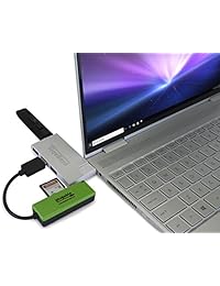 Plugable Rotating 4 Port USB 3.0 Mini HUB de viaje (Apoyo Windows, MacOS & Linux, USB 2.0 compatible)