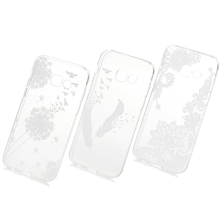 Samsung Galaxy A3 2017 Hülle, TPU Case Ultra Dünn Schutzhülle Hübsches Bild Weiche Flexible Silikon-Gummi Tasche Anti-Kratzer