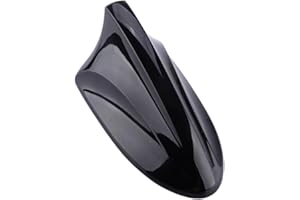 96210-J9300 Roof Antenna Shark Fin Modeling Cover Trim Decoration Compatible For Hyundai Kona 2018-2020 2021 Bright Black ABS