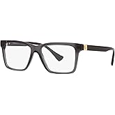 Versace VE3328-5389 Eyeglass Frame TRANSPARENT GREY w/DEMO LENS 56mm