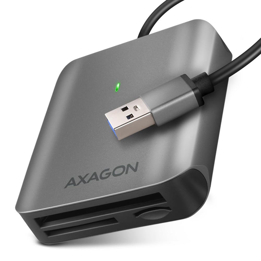 AXAGON CRE-S3 Externer Kartenleser USB-A 3.2 Gen 1, 3-Slot, SD/microSD/CF, UHS-II