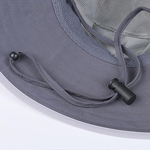 Zfggd Sonnenbrillenhut Mit Breiter Krempe, Sommer-UV-Schutz-Strandhut, Wasserdichter Hut, Faltbarer Anglerhut, Mit… – Bild 5