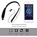 Bluetooth Headset, Bluetooth Headphones SX991-LBell Wireless Neckband Design with Foldable Retractable Headset for Samsung Galaxy S8 Note 8 and Other Bluetooth Enabled Devices