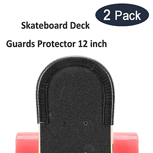 ZUEXT Skateboard Deck Guards Protector, Longboard Deck Edge Protection