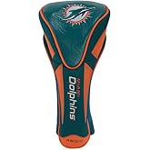 Team Golf NFL Miami Dolphins Single Apex Driver Head Cover Golf Club Single Apex Driver Headcover, Fits All Oversized Clubs, Truly Sleek Design