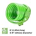 ETRONIC Security Bike Lock Self Coiling Resettable Combination Lock Bike Cable Lock, 6-Feet x 3/8-Inch - Green