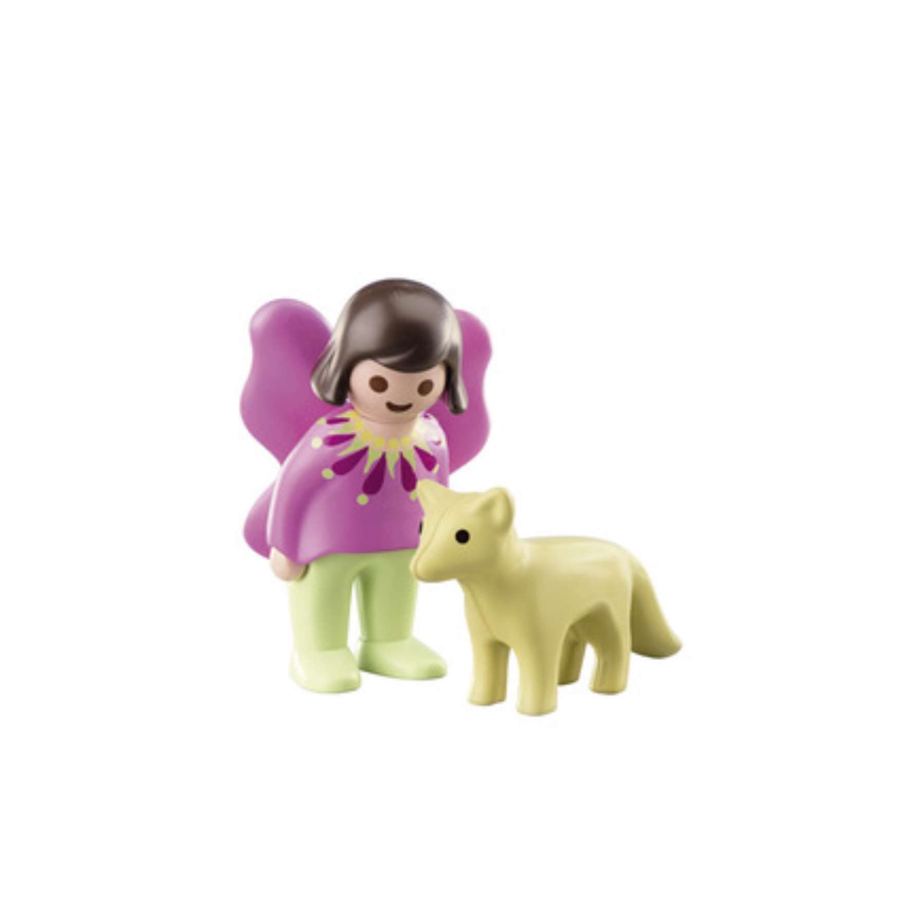 PLAYMOBIL 1.2.3 70403 Fairy Friend with Fox, for Children Ages 1.5 - 4