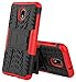 Yiakeng Galaxy J7 Refine Case - Shockproof Protective with Kickstand for Samsung J737V, J737T (Red)