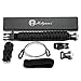 Emergency Paracord Bracelet |7-in-1| Tactical Survival Gear Kit Saw for Camping, Fishing, Hunting & Outdoors | Multipurpose Survival Tool (Black Adjustable)