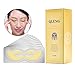 24K Gold Collagen Eye Mask, 20 Pair Bright Eye Firming Reduce Dark Circles and Puffiness Anti-aging Eye Care Pads, Under Eye Patches For Men and Women (Big eye mask)