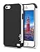 LoHi Case for iPhone 5s/5/Se, [Extra Front Raised Lip] Hybrid Impact 3 Color Shockproof Rugged Soft TPU Hard PC Bumper Cover - Black