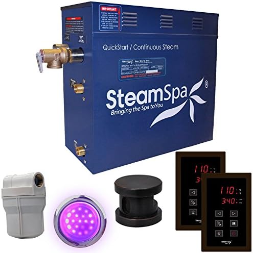 Royal 6 kW QuickStart Steam Bath Generator Package Finish: Oil Rubbed Bronze