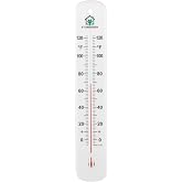 STOWBERRY Room Thermometer &ndash; 8.5 Inch Indoor or Outdoor Temperature Gauge for Room, Greenhouse, Garden, Patio, Home, Office, Balcony