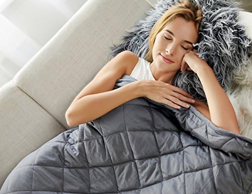 Meisling Weighted Blanket for Sleeping Issues, Stress, Anxiety, Insomnia - Durable - Premium Quality for Weighted Sensory and Great Sleep（60"×80" 20lbs
