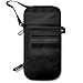 RFID Blocking Neck Stash Passport, Unisex, Black